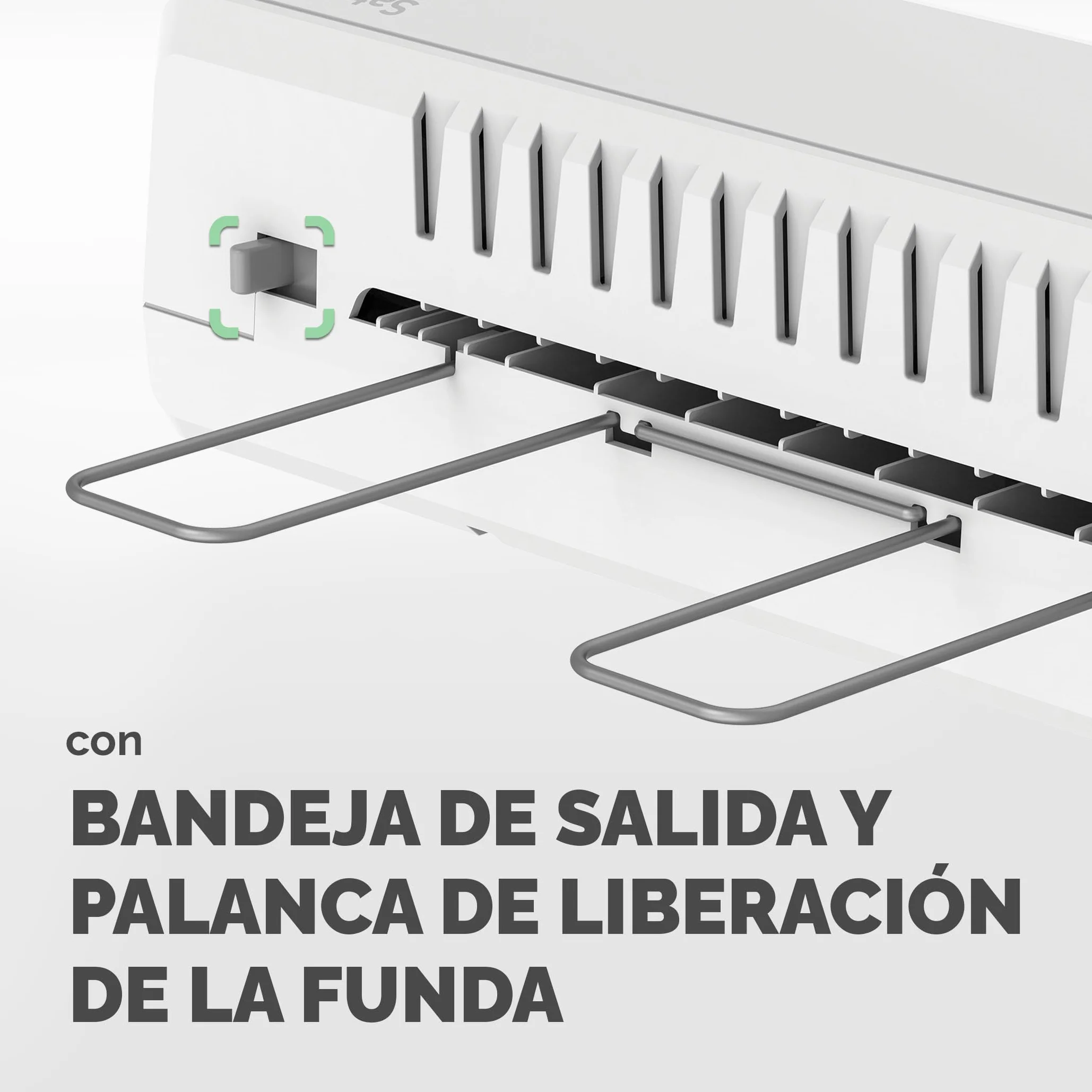 Fellowes Plastificadora Saturn A4 InstaHeat 60 segundos 80/100/125 micras Incluye 10 fundas