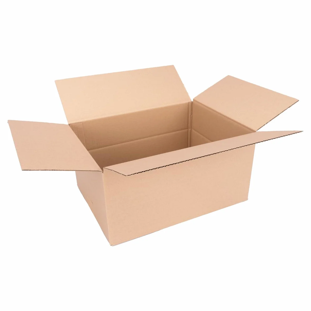 verpacking KartonProfis - 100 cajas plegables cajas de envío DHL cajas 400 x 300 x 200 mm, KK-90, 1-corrugado, cajas de envío, cajas de embalaje, cajas de almacenamiento, cajas plegables