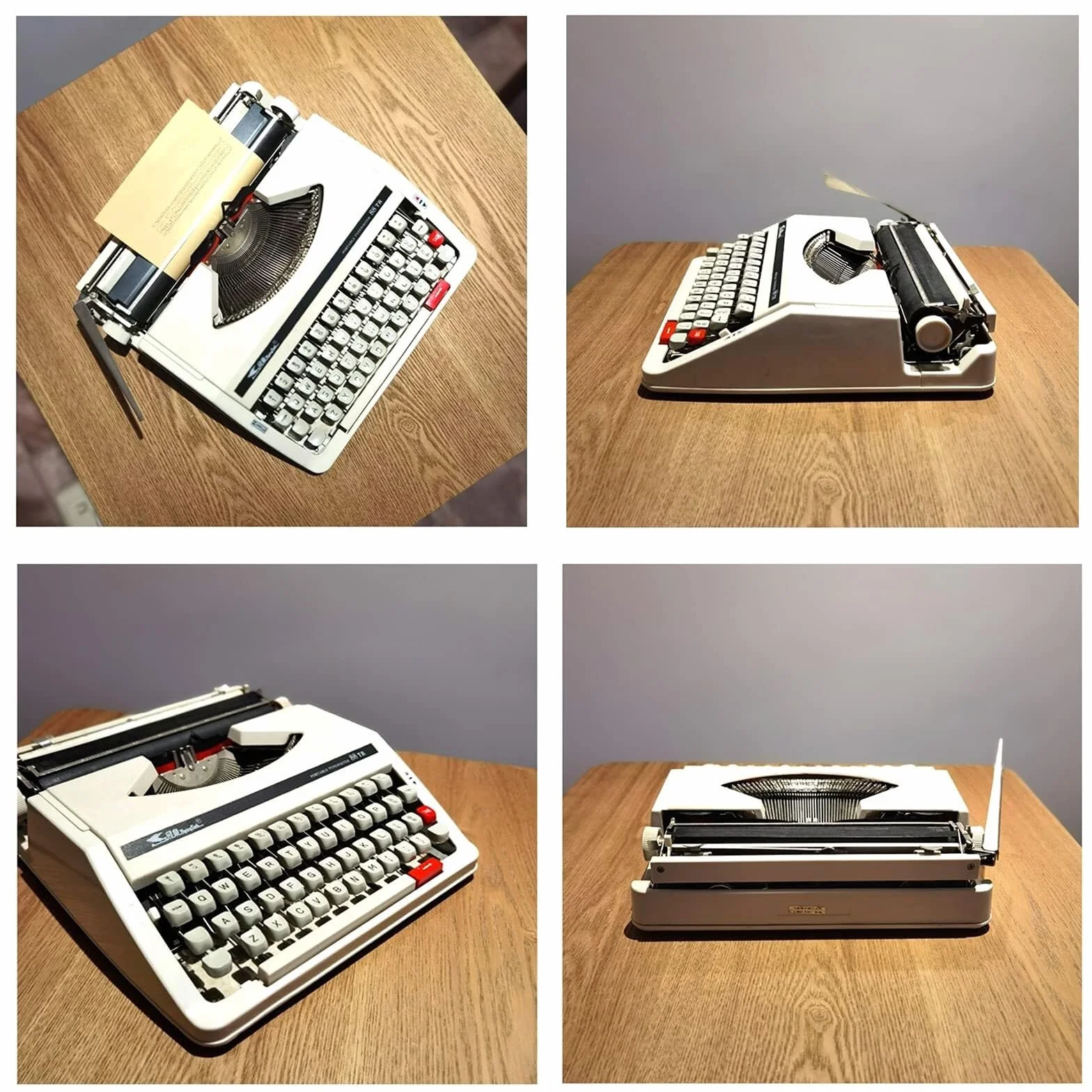 Máquina De Escribir Máquina De Escribir Manual Máquina De Escribir Retro Portátil, Antigua, Clásica, Nostalgia, Uso Normal para Ocasiones Especiales En La Oficina En Casa