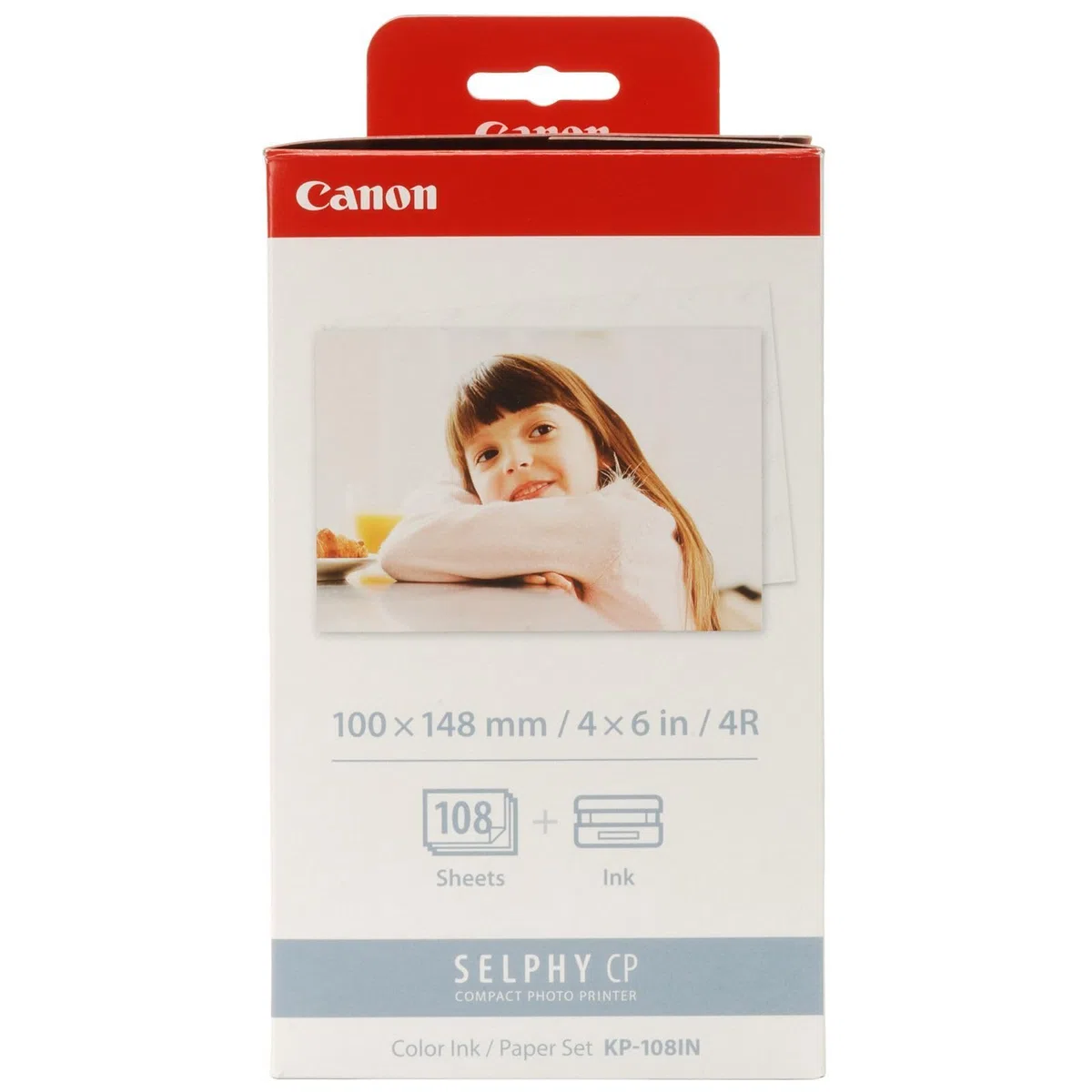 Canon 108IN - Juego de cartucho de tinta y papel fotografico, 108 hojas