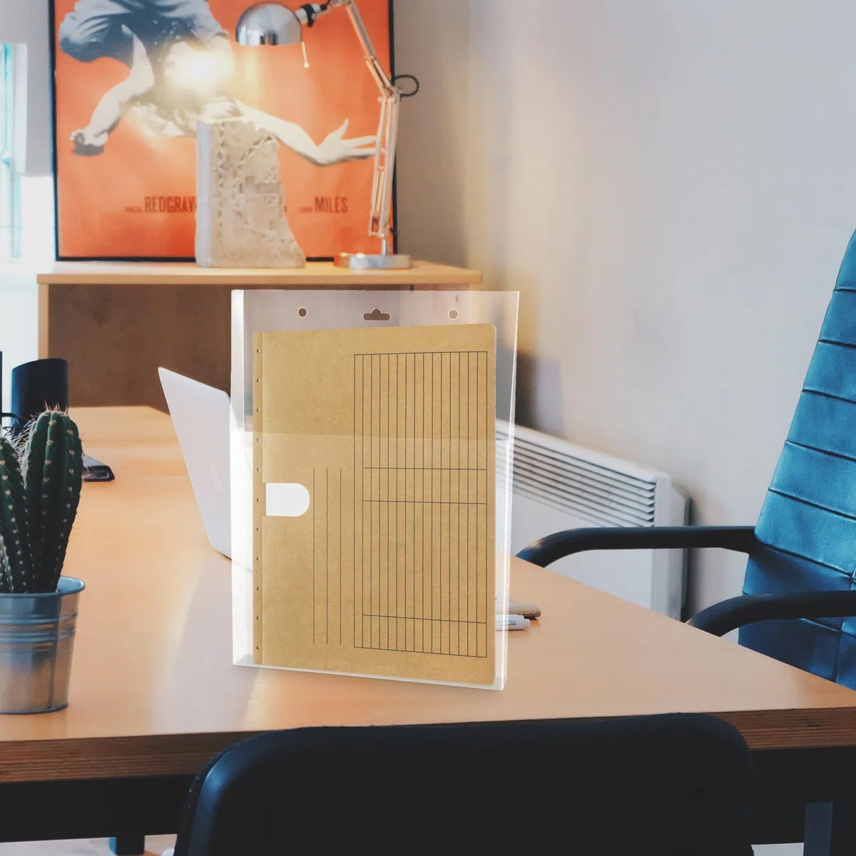 Organizador de Archivos Colgante Paquete de 2 Unidades Adecuado para Oficina y Escuela Gran Capacidad, Material Pp Práctico y Liviano para Pared