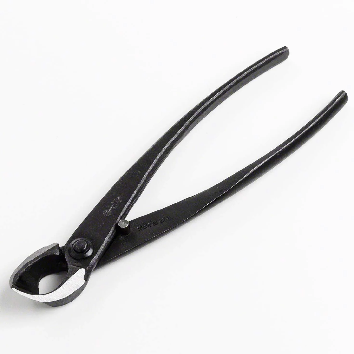 Wazakura Kit Esencial de Herramientas para Bonsái de 4 Piezas Hecho en Japón - Tijeras Twig de Acero Yasugi (210mm) + Cortador Cóncavo (200mm) + Pinzas de Acero Inoxidable + Borrador de Savia