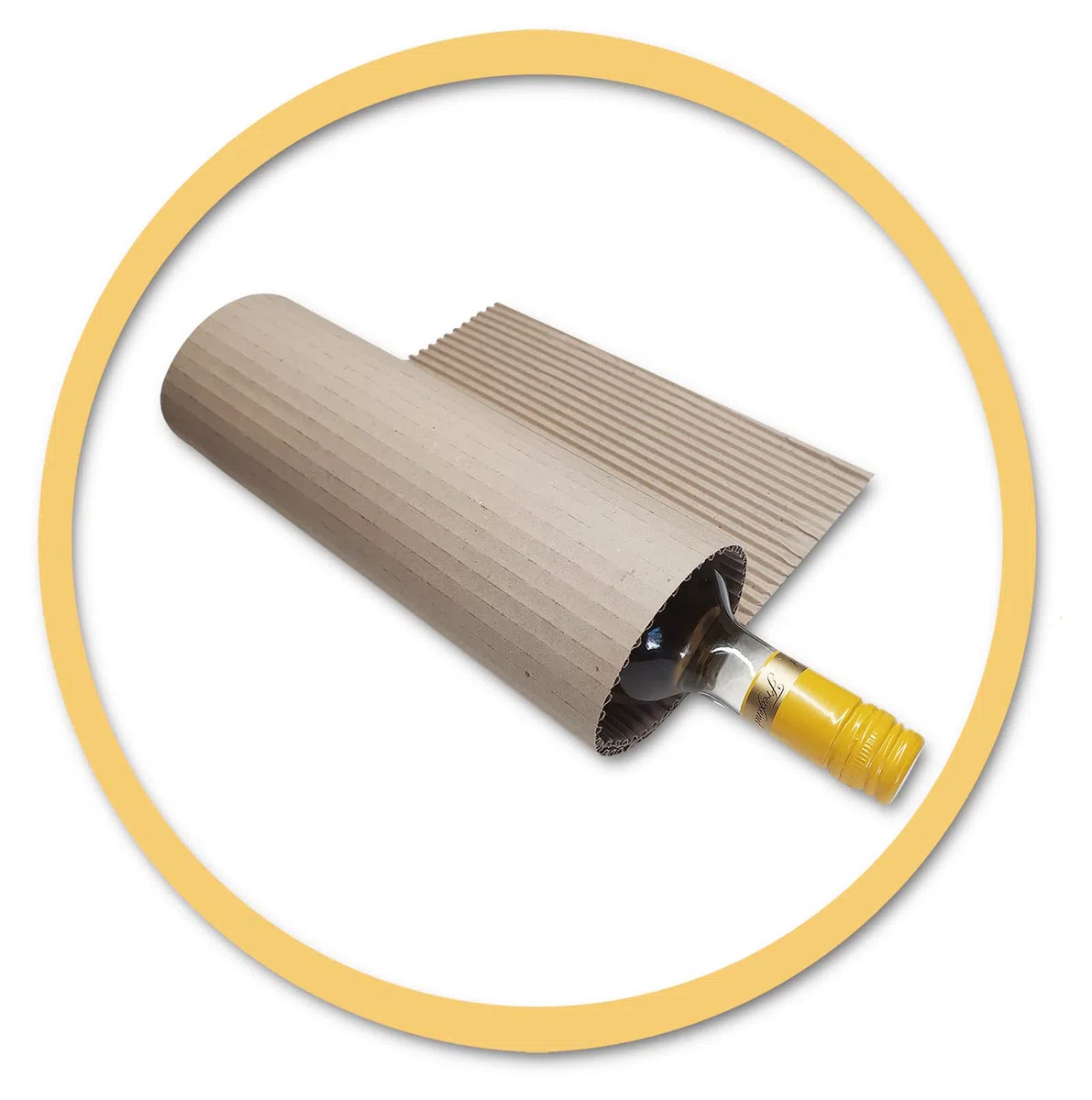 Cartón ondulado en rollo Material de relleno [40 cm x 70 m, 3 rollos] Cartón ondulado en rollo Material de embalaje C-flute, papel de embalaje, papel protector, papel de envolver