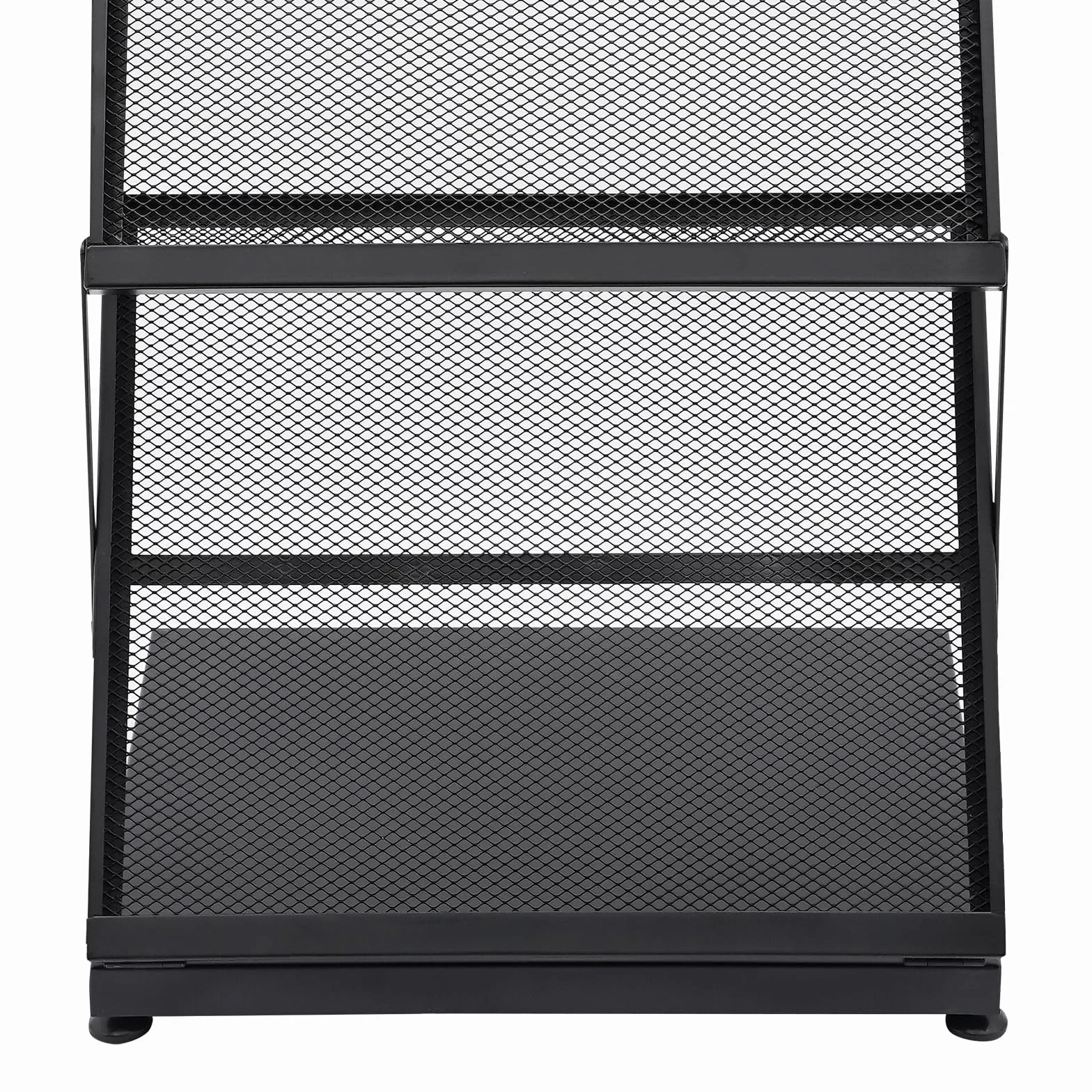 Expositor de Revistas Soporte Para Portafolletos Plegable de 4 Niveles, A3, Soporte Para Folletos de Suelo, Formato Vertical, Plegable, Para Casa, Oficina, Expositor