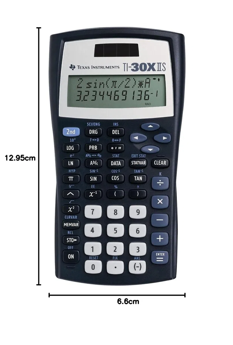 Texas Instruments TI-30X IIS - Calculadora científica, negro
