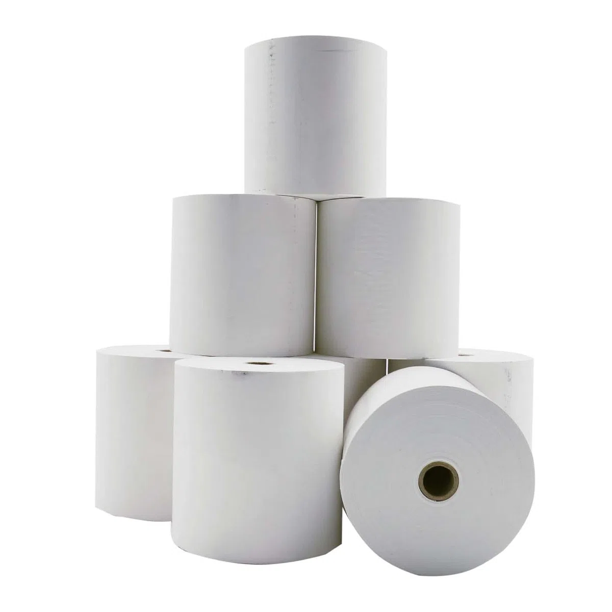 Rollos de Papel Térmico 57x45x12mm para Tickets. TPV, Impresora Térmica, Datáfono, Cajas registradoras Sin Bisfenol A.((50 unidades)