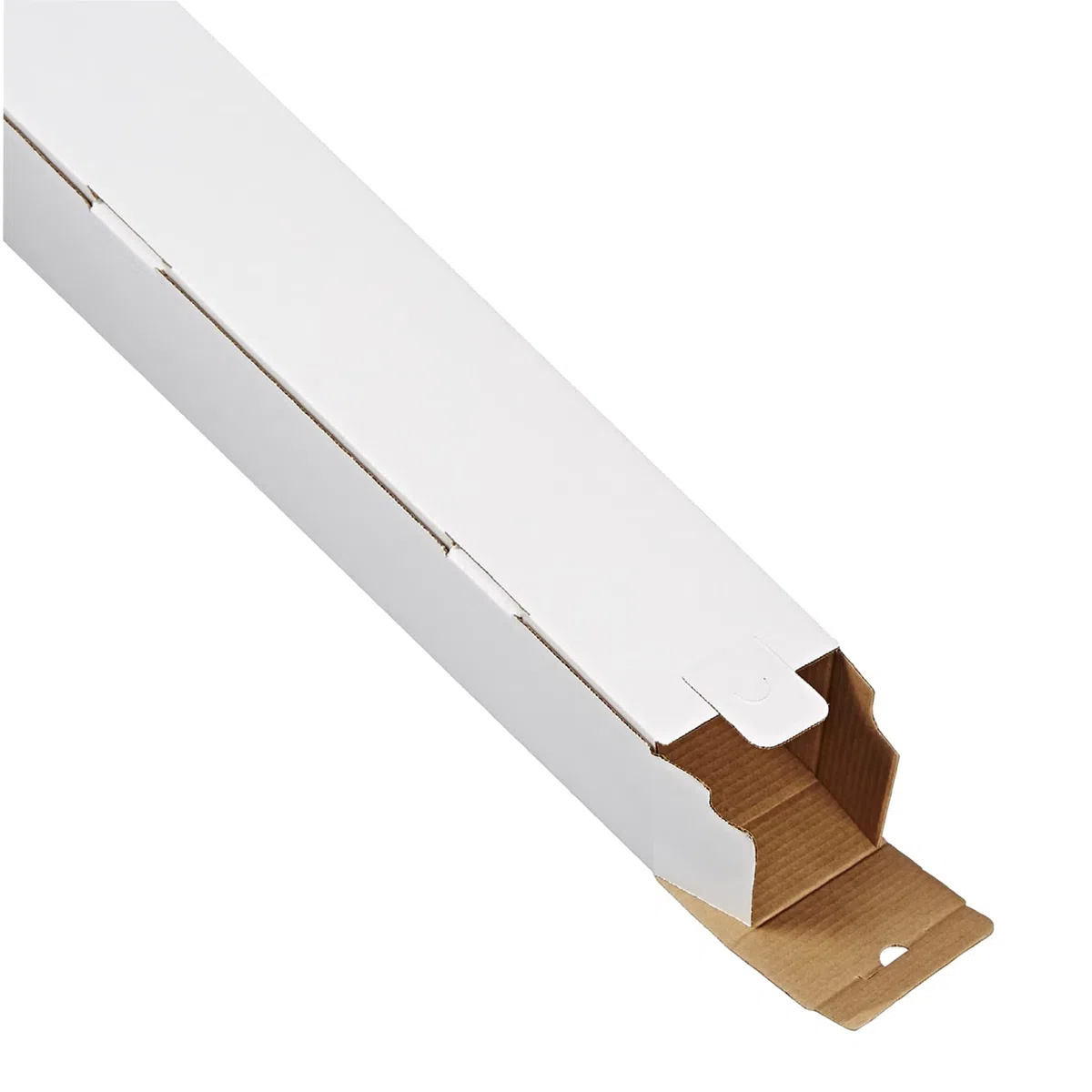 Aviditi m3318 cuadrado corrugado Tubo de correo, 18 "x 3" x 3 "altura, Oyster blanco (paquete de 25)