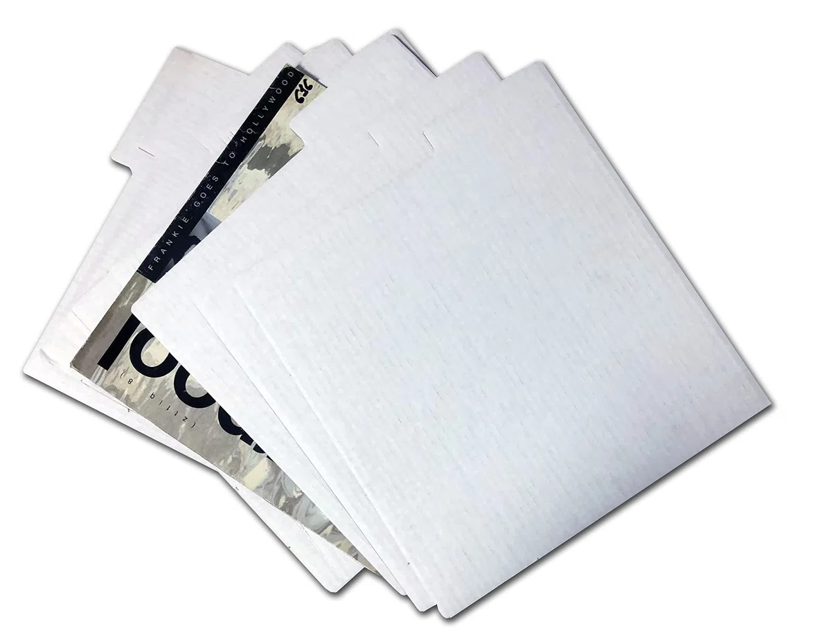 50 Divisores Básicos de Cartón Hueco para Discos de Vinilo LP - Ref.1840 | Organización eficiente y económica. Perfectos para clasificar tu colección de forma clara, ordenada y fácil de identificar.
