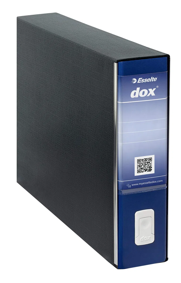 Rexel Esselte Dox 10 - Archivador de anillas con palanca (formato A3), color azul