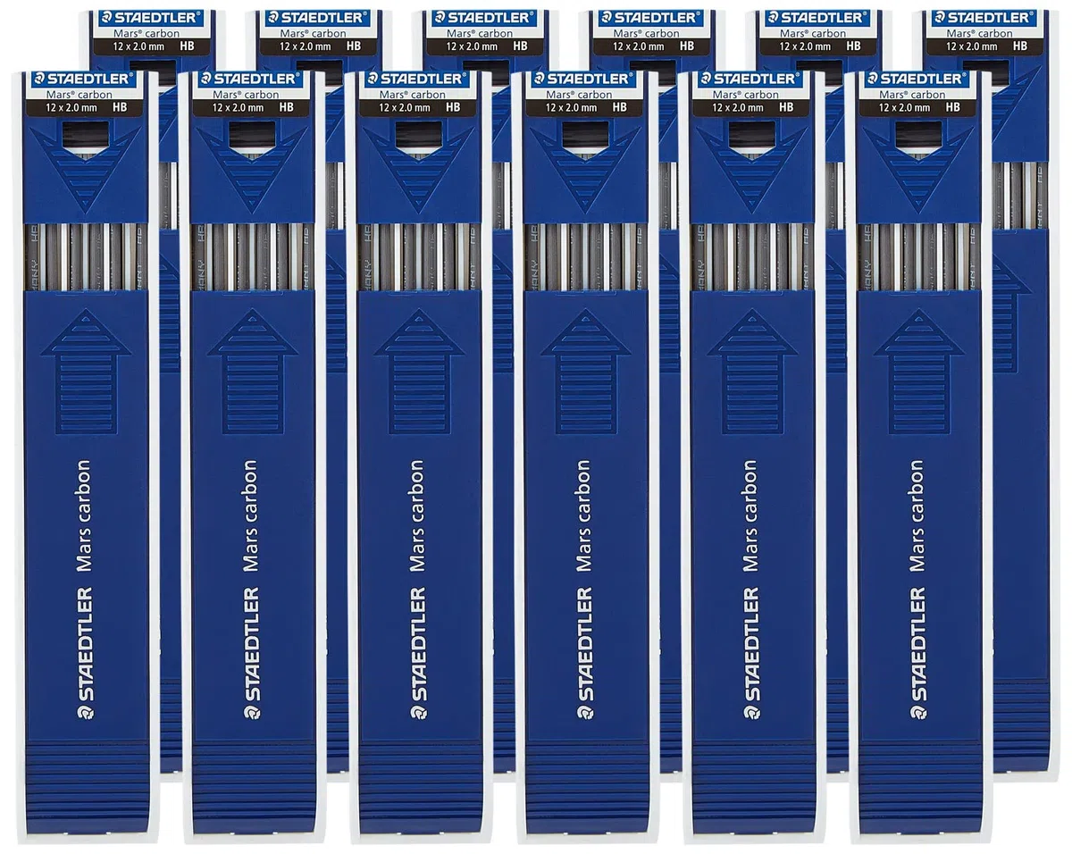 STAEDTLER 200-HB - Pack de 12 minas