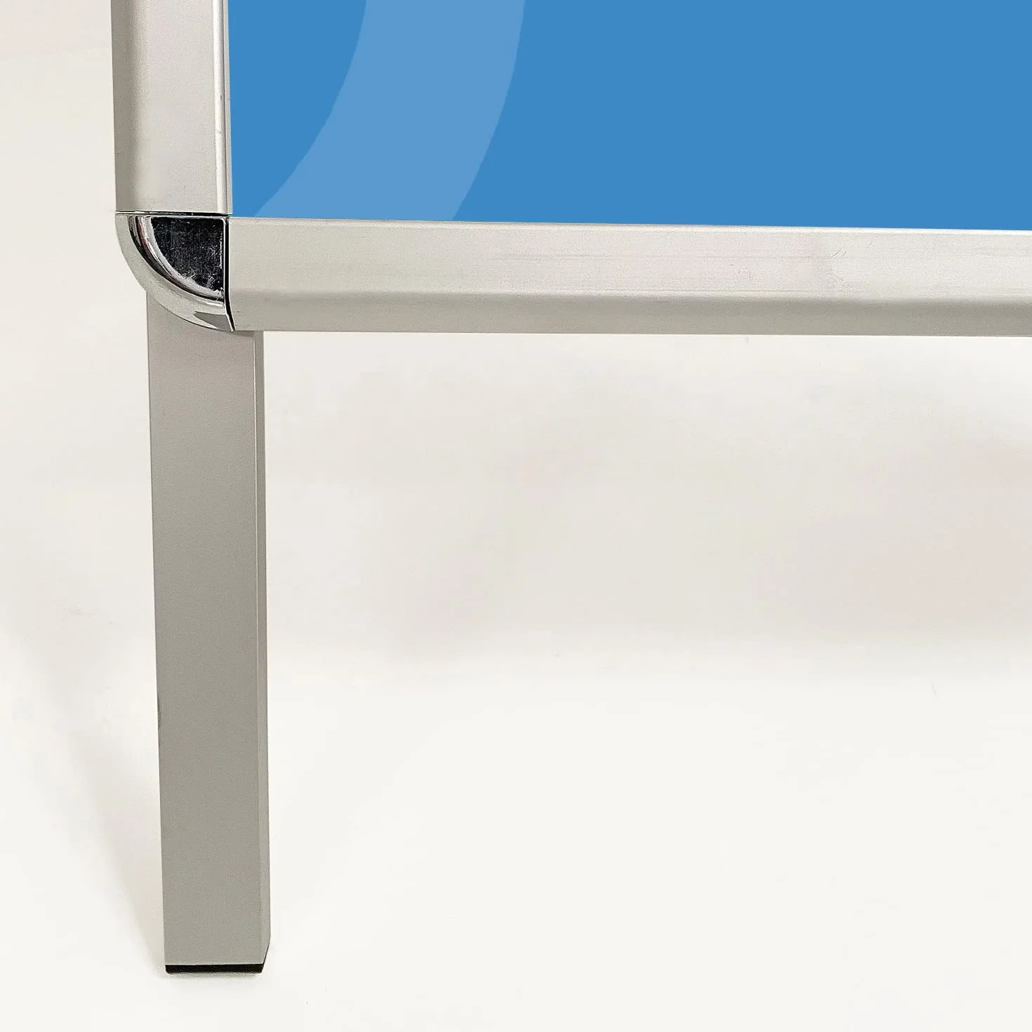 DisplayLager Alu-Line Rondo, calidad danesa Caballete publicitario, incluye 2 x carteles de tereftalato de polietileno amorfo (ambos lados), resistentes a la intemperie. Soporte para anuncios (A1)
