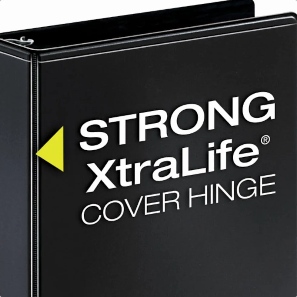 Cardinal 1.5" D-Ring View Binders, 4 per Pack, 1 Each Black, Blue, Green & Red (29300)