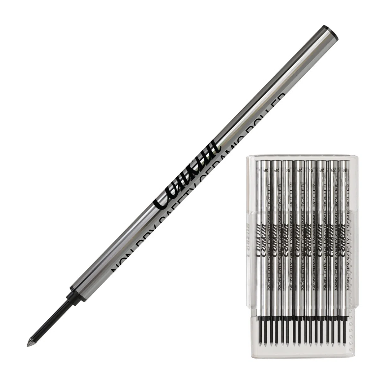 Conklin Recambio de bola rodante de cerámica no seca, color negro (tubo de 50 piezas)
