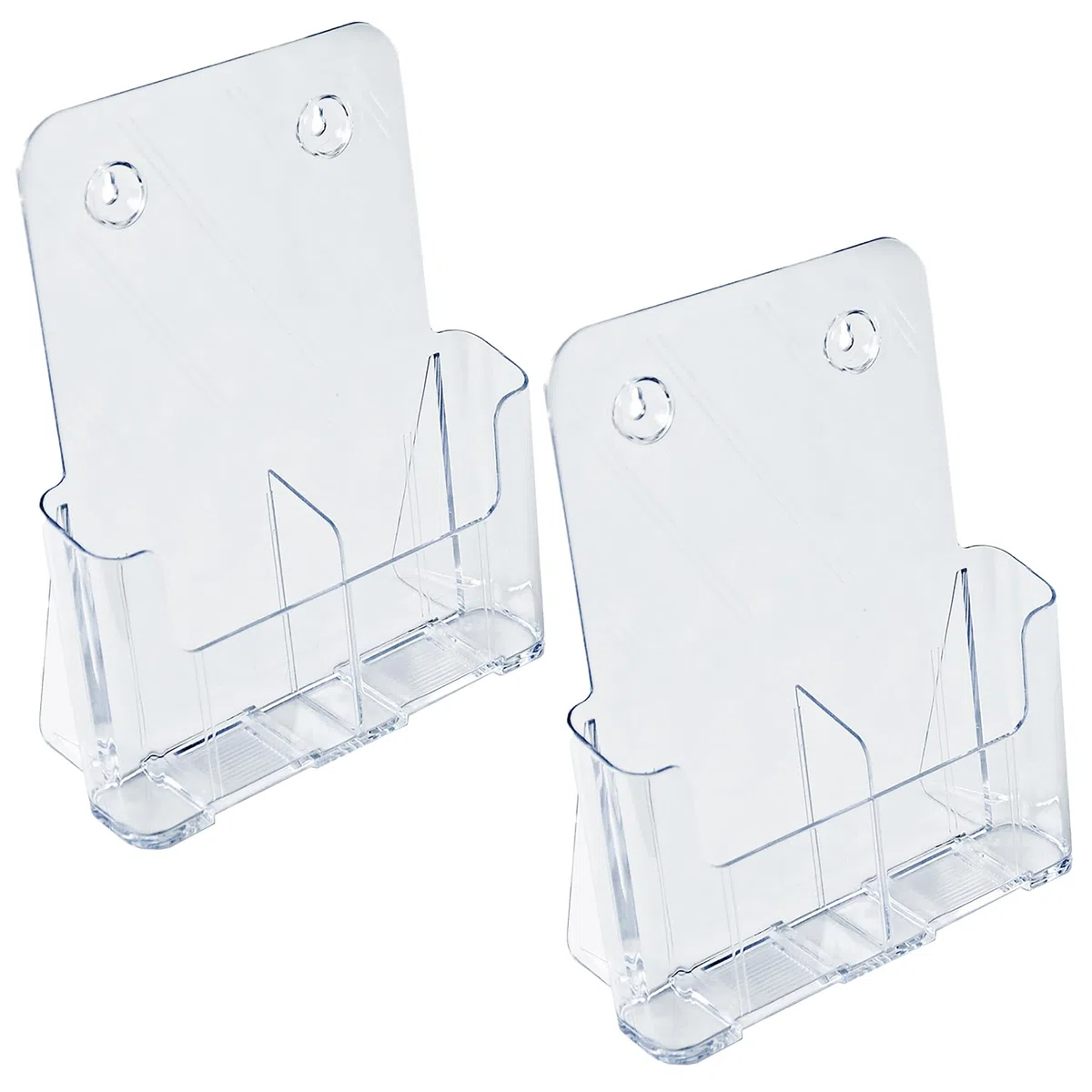 Azar Displays 252386Soporte de folleto Lateral con 2 Bolsillos Plegables