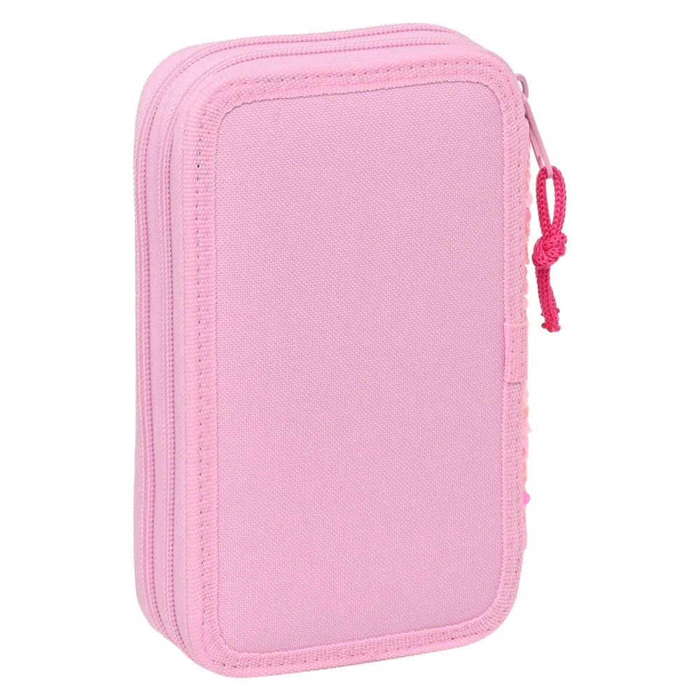 Safta-Plumier Doble Pqño 28 Pcs Nanana Sparkles 12,5X19,5X4Cm, Multicolor (412264854)