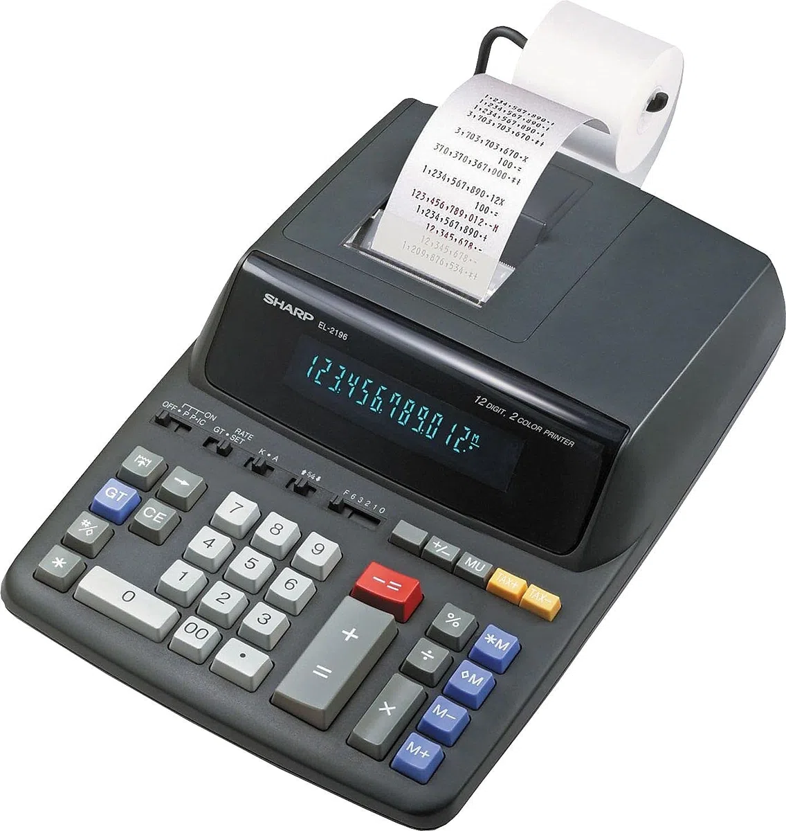 Sharp impresión de 12 dígitos calculadora