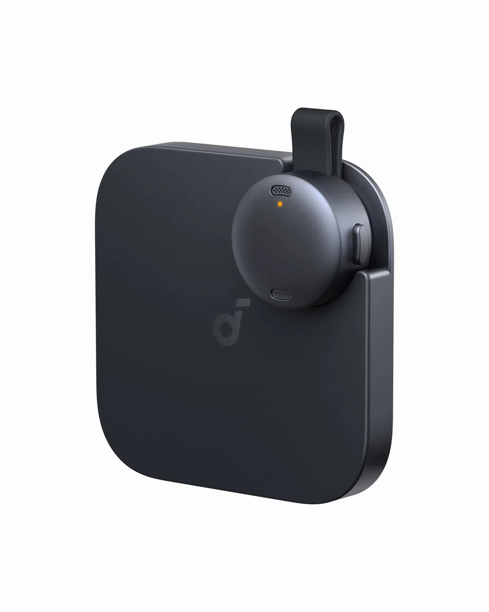 Soundcore Work AI Grabadora de Voz con Transcripción, 64 GB | Dispositivo para Tomar Notas, Resumen en App, 300 min/mes, Certificación MFi y más de 150 Idiomas
