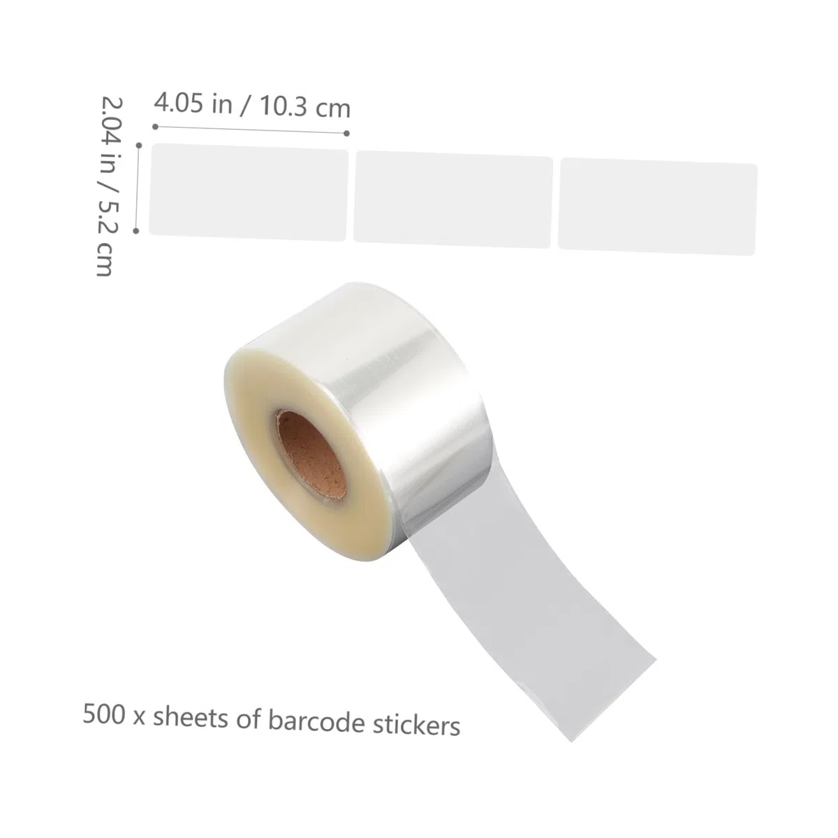 500 piezas Transparentes para Etiquetas de de Libros PVC Resistente al Agua y Rasguños Adhesivo Permanente para Protección de Etiquetas y de Limpieza