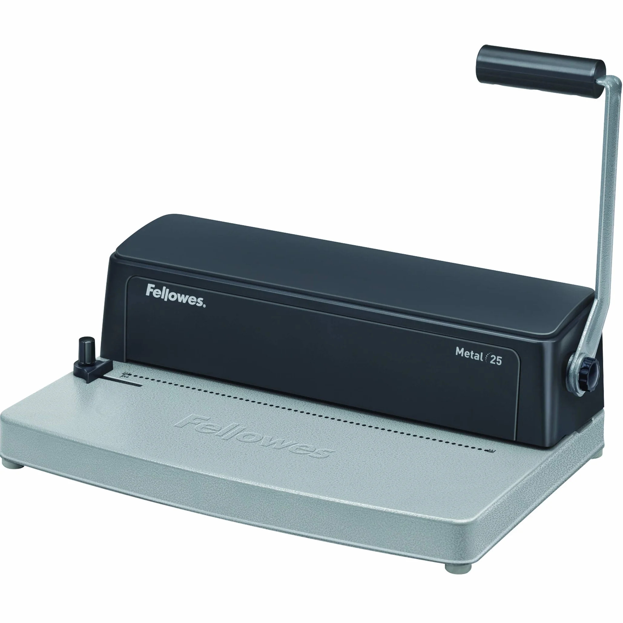 Fellowes Encuadernadora manual de espiral metálico, Uso Ocasional, Color Blanco, Unico