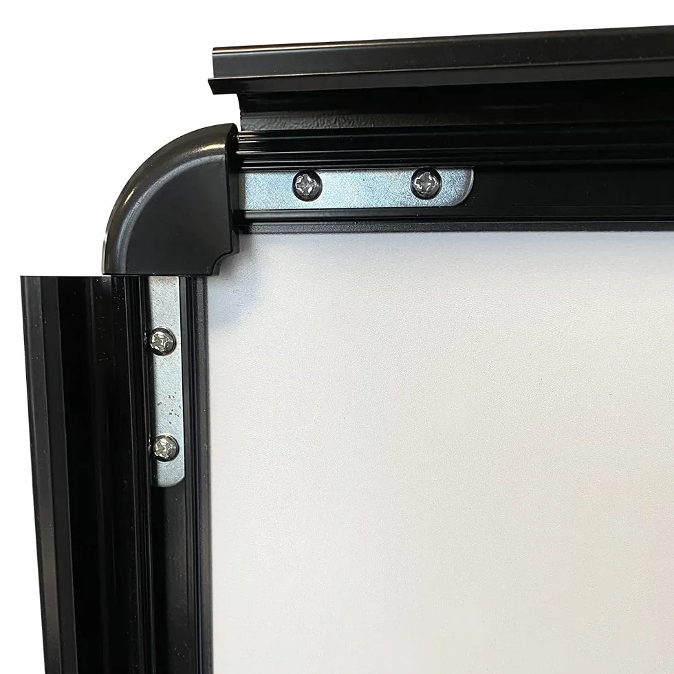 Soporte para carteles Wind-Sign negro DIN A1 594 x 841 mm resistente a la intemperie con ruedas