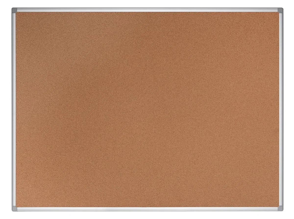 Bi-Office Earth-It - Tablero de corcho con marco de aluminio, 180 x 90 cm