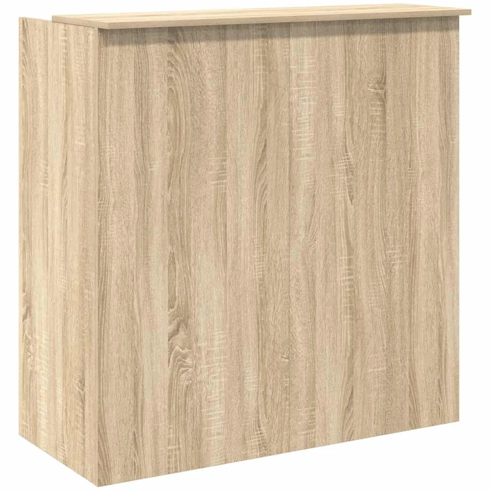 vidaXL Mostrador recepción Roble Sonoma 100x50x103,5 cm Madera ingeniería