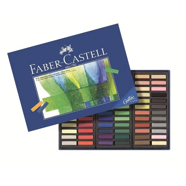 Faber-Castell Tizas pastel suaves Mini 72 cajas de cartón 3 unidades