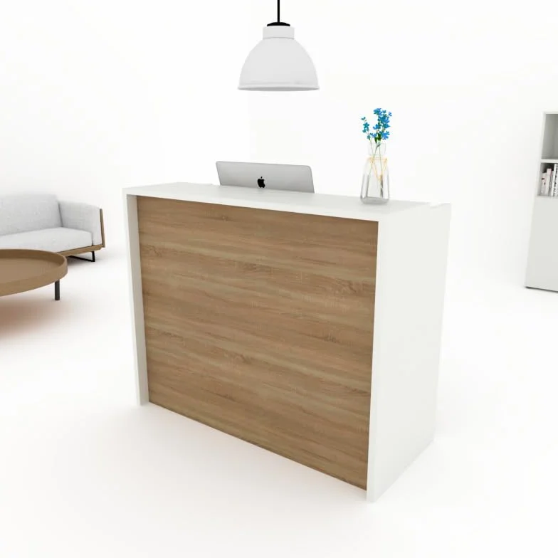 MOSTRADOR XLAMINADO 25mm Grosor 120x105x50cm Roble Fabricado en España