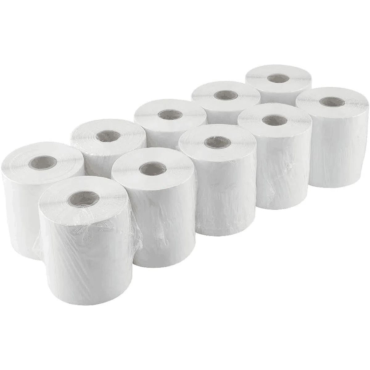 L LIKED 10 rollos de etiquetas térmicas directas de 100 mm x 150 mm con 250 etiquetas/rollo de etiquetas de envío en blanco, compatible con Zebra 2844 ZP-450 ZP-500 ZP-505