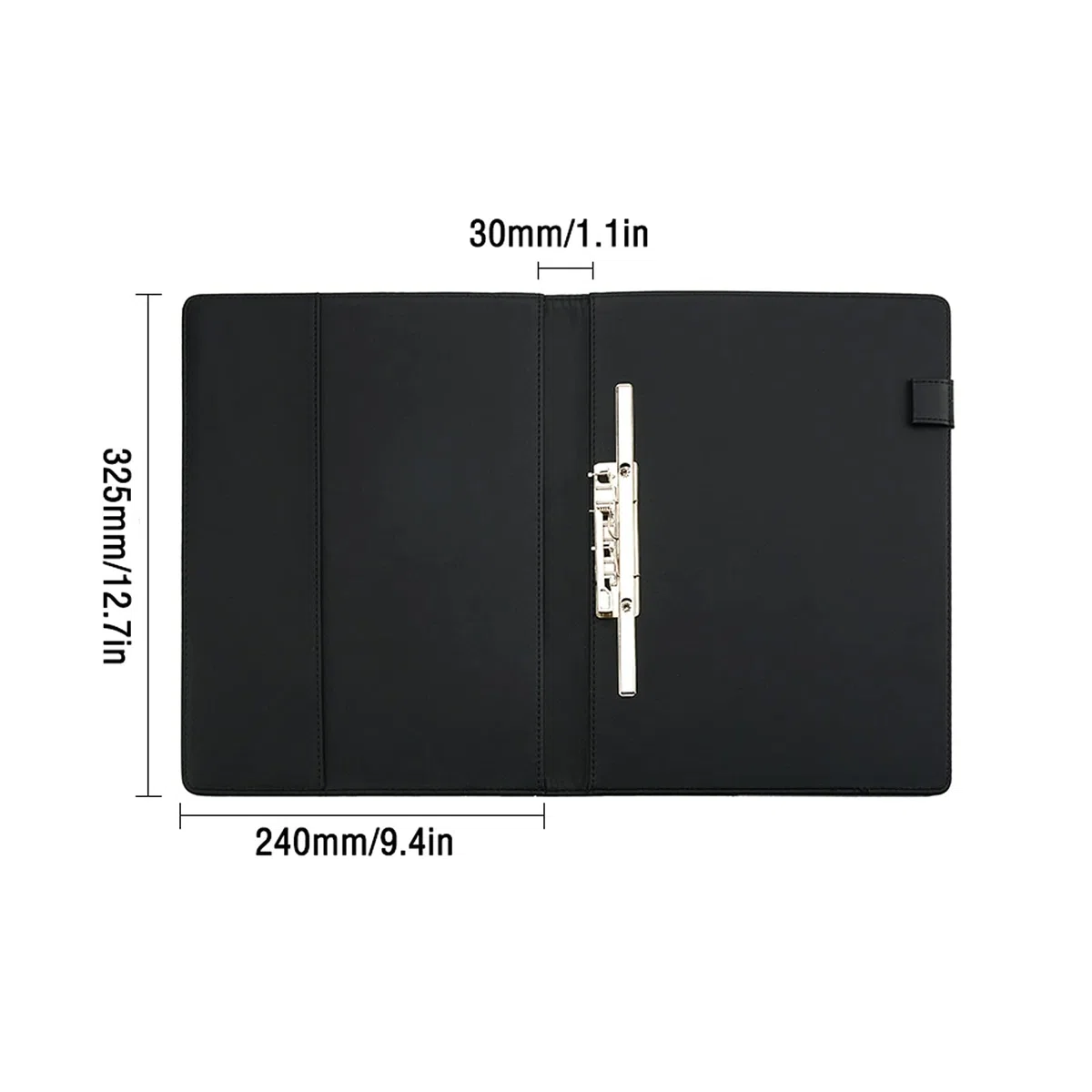 Carpeta Carpeta de Cuero Multicolor Funda Plegable Portapapeles Datos Clasificación de la clasificación Contrato de Carpeta Carpeta de Firma A4 Informe de Datos Carpeta-2 Paquetes Carpeta expandible
