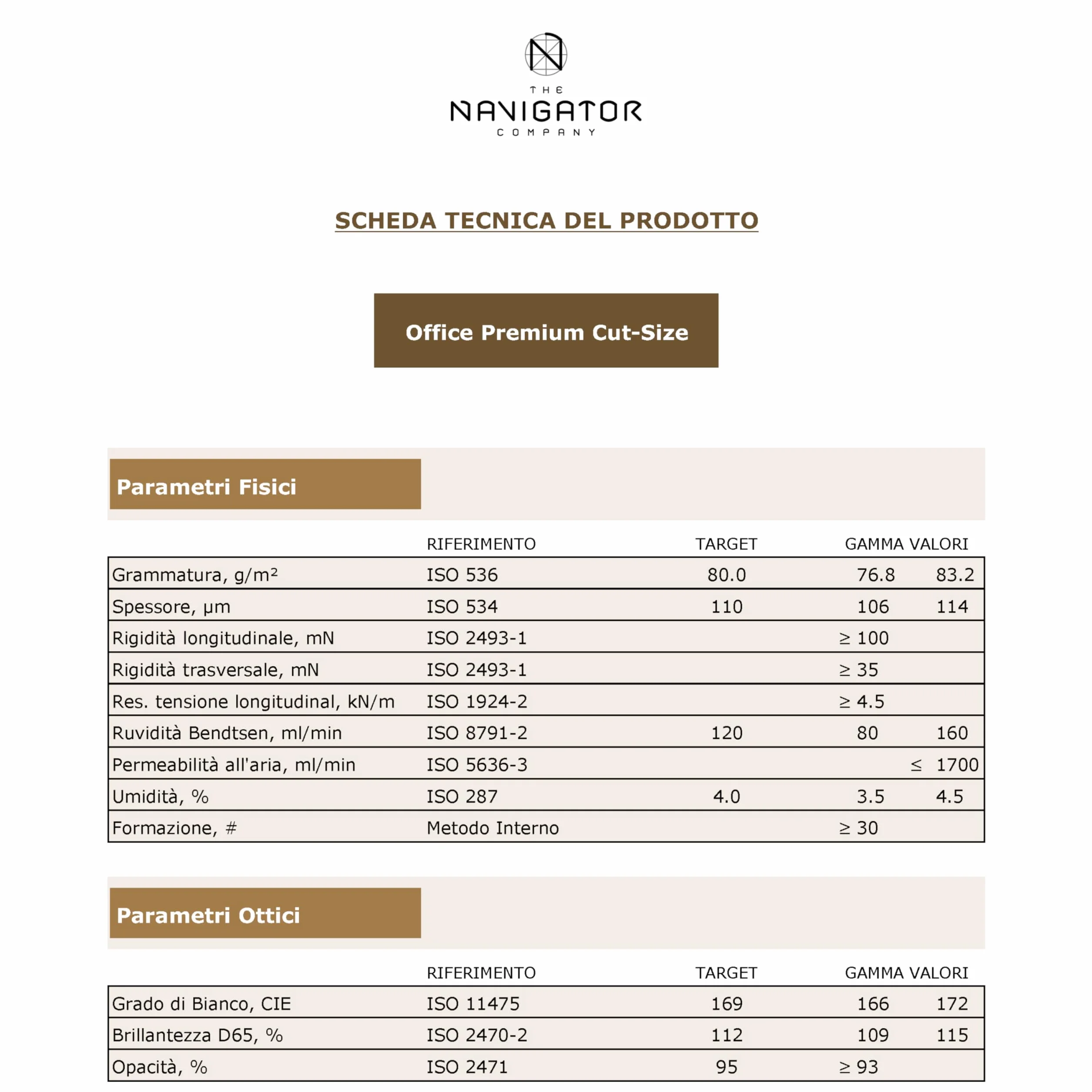 Navigator - Resmas de papel para oficina Premium Universal, formato A4, 80 gr, 15 resmas de 500 hojas