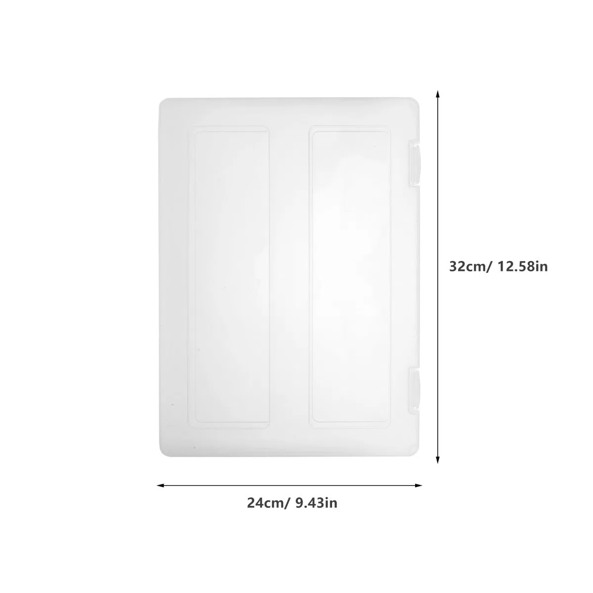 MAGICLULU Juego de 4 Cajas Transparentes para Almacenamiento de Archivos A4, Organizador de Documentos Superficie Lisa y Material Pp Adecuado para Oficina y Archivo Diario