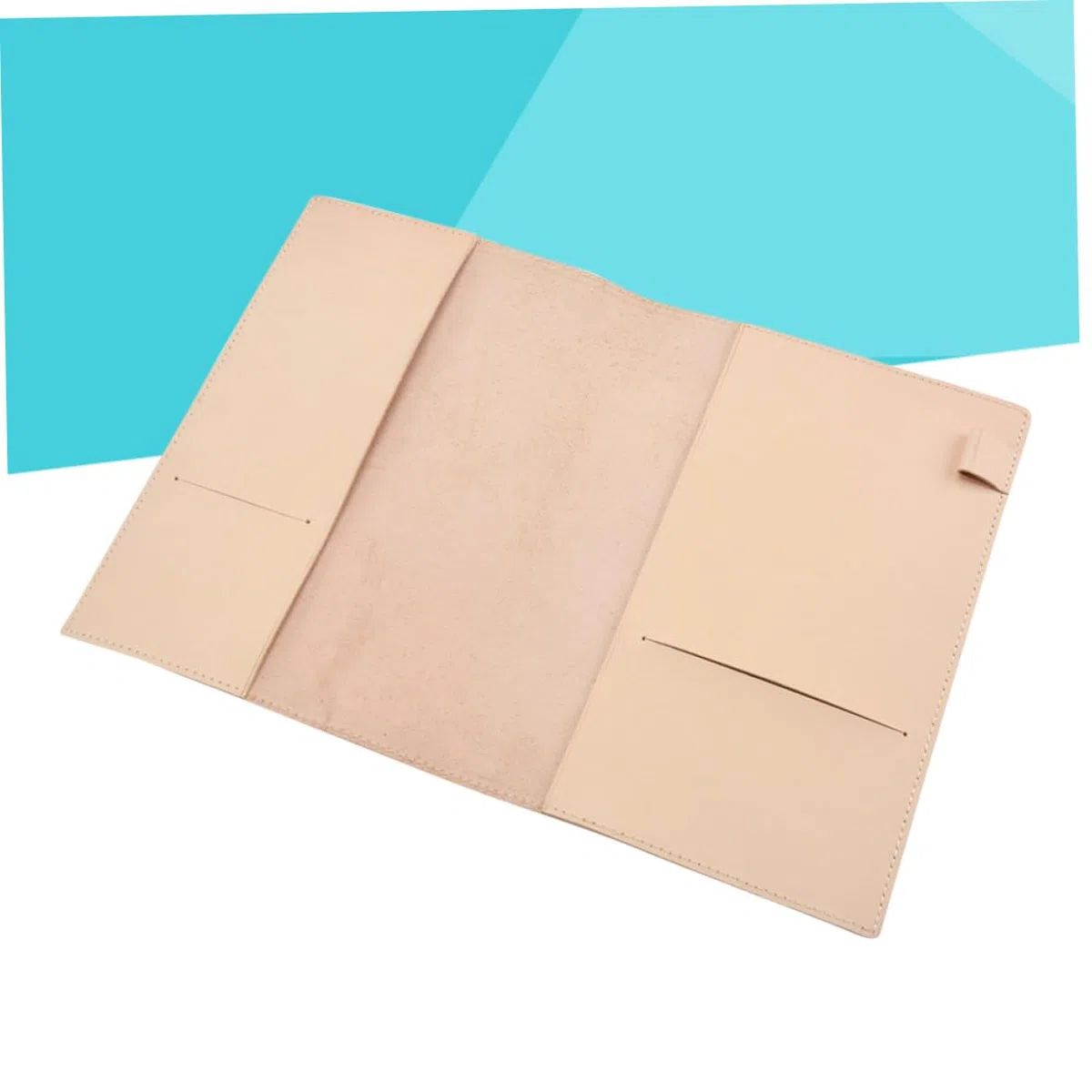 OSALADI de Cuaderno de Piel de Cuero Vegetal Funda Protectora para Notas y Papelería para Oficina y Escuela con y Soporte para Bolígrafo