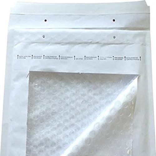 1000 Sobres acolchados Blancos 100x165mm Mod. 11/A.Cierre por tira auto-adhesiva. Sistema Peel & Seal.