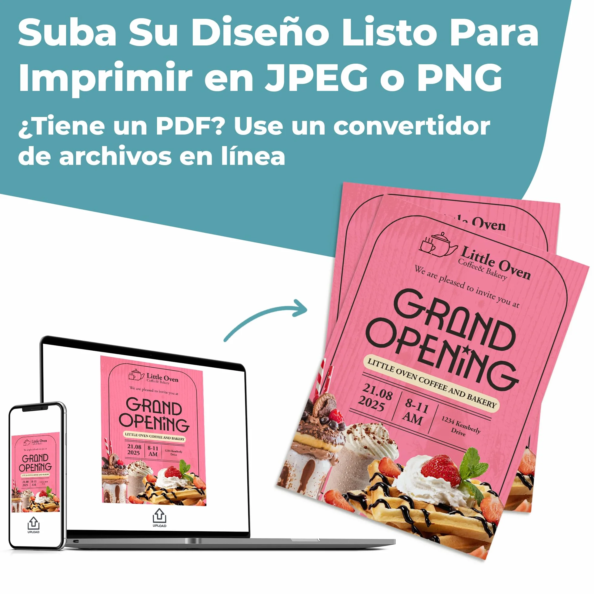 Cimpress Folletos Publicitarios Personalizados A5 Vertical, Impresión Mate, Pack de 250, Sube tu Diseño para Promociones o Eventos