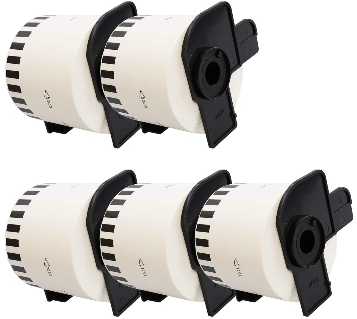 5 x DK22205 62mm x 30.48m Etiquetas continuas Compatible con Brother P-Touch QL-500 QL-500A QL-550 QL-560 QL-570 QL-700 QL-710W QL-720NW QL-800 QL-810W QL-820NWB QL-1050 QL-1060N QL-1100 QL-1110NWB