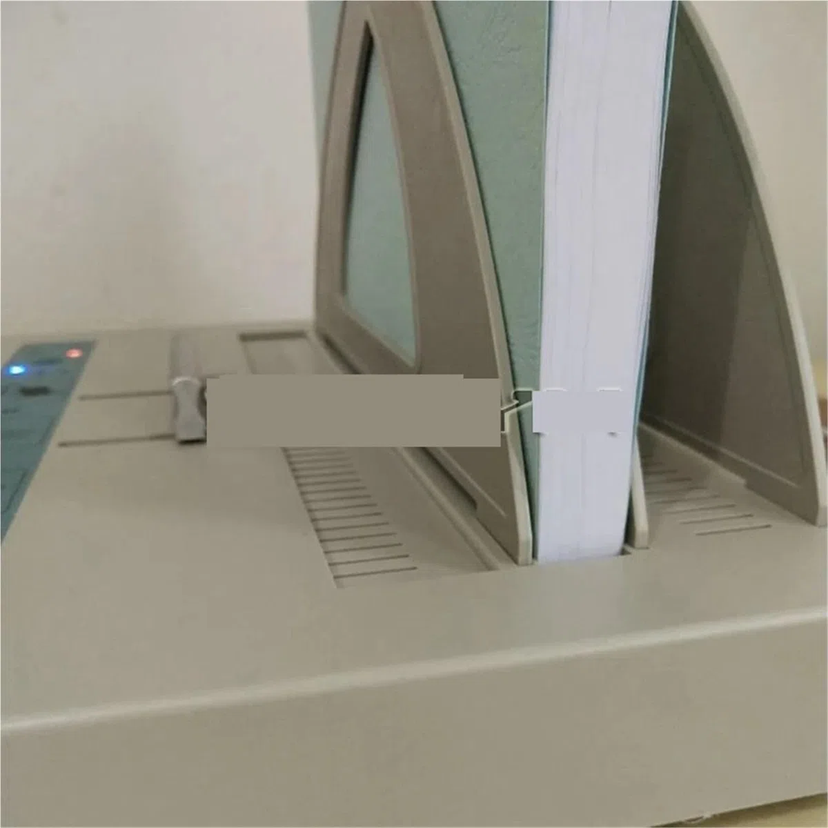 Máquina automática de encuadernación termofusible con pegamento, A4, acabado documentos, suministros oficina por contrato Compacto y eficiente