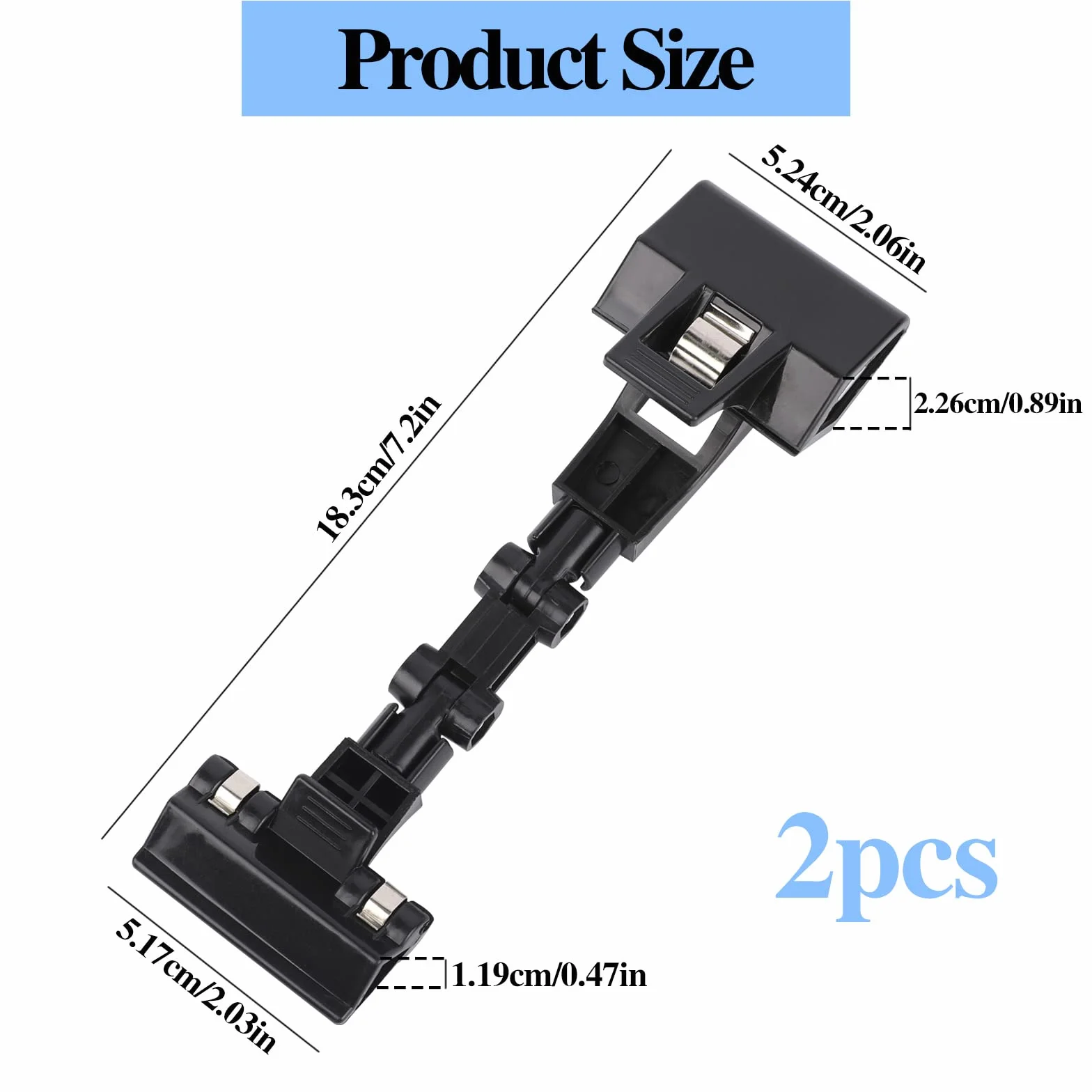Soporte ajustable para documentos para escribir documentos flexible, soporte plegable para copias de papel, clip giratorio práctico para suministros de artista, abrazadera de lona, paquete de 2
