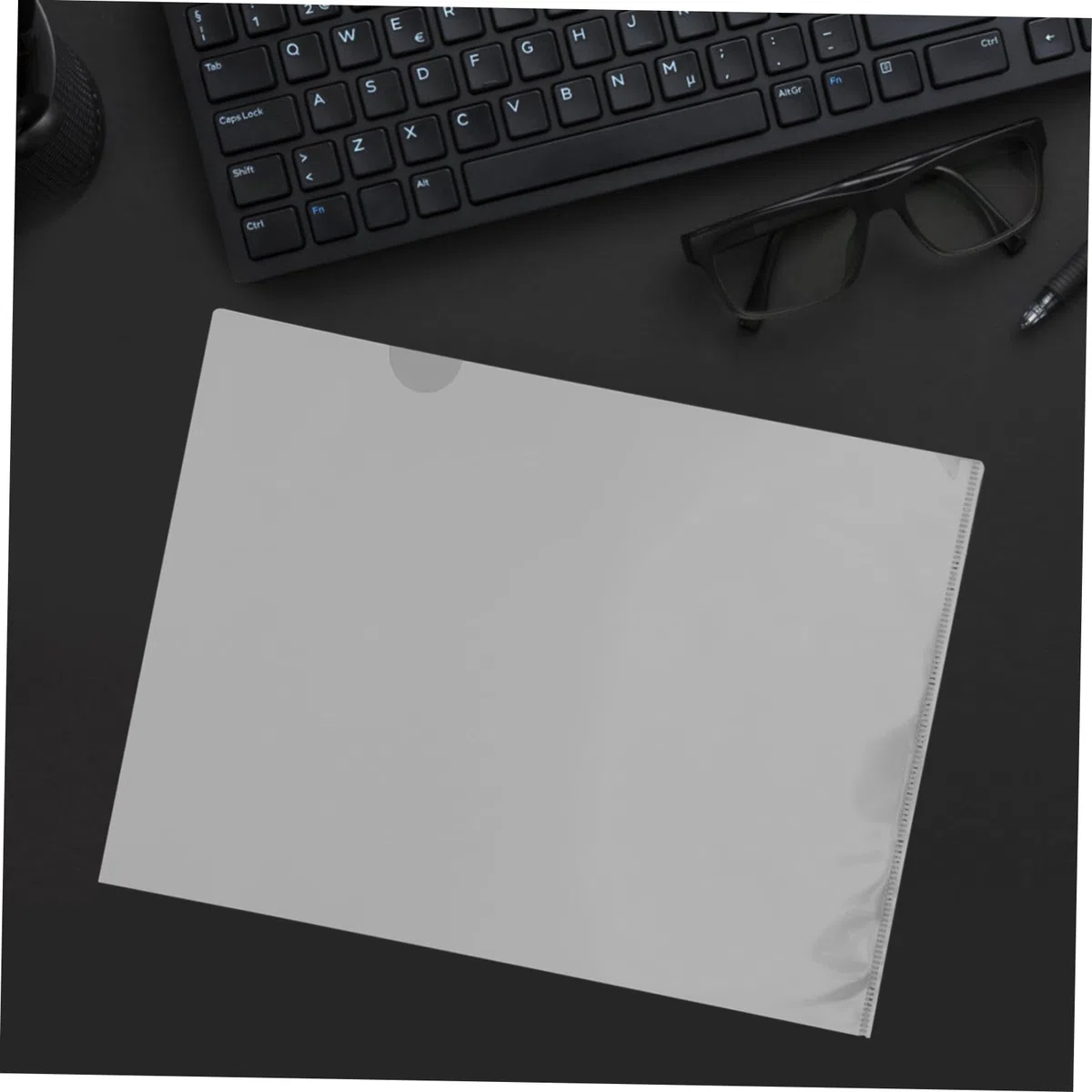 Carpeta A4 en L Transparente 100 Unidades de Plástico para Archivos | Decoracion Colegio, Funda Clasificadora para Documentos, Resistente al Agua, Uso en Oficina y Hogar