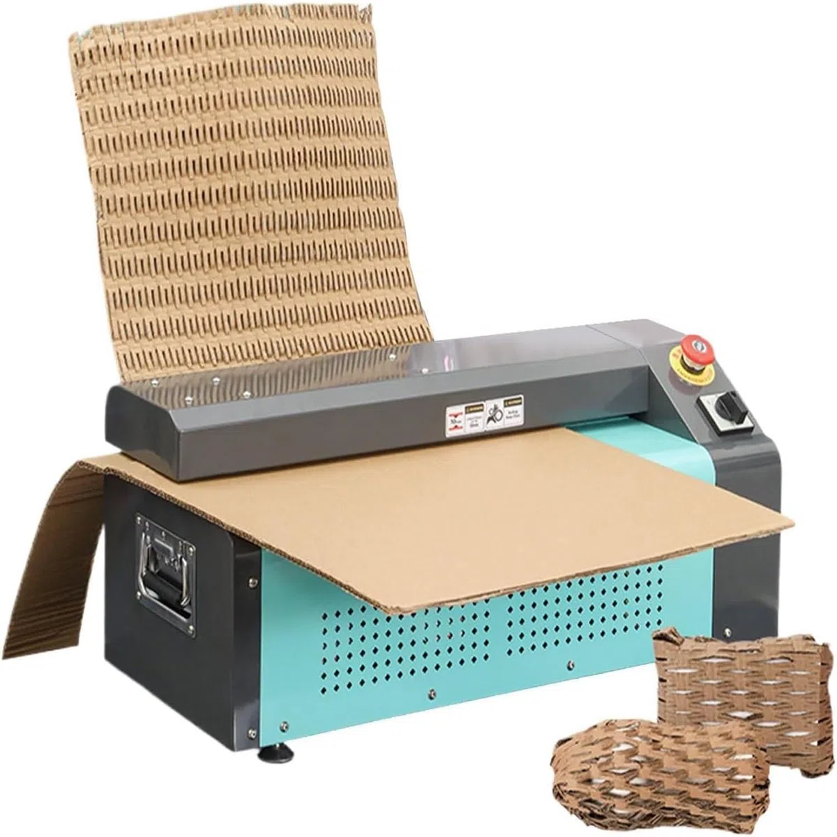 Trituradora de cartón, ancho de corte de 350 mm, velocidad mínima de 5 m, soluciones de embalaje y envío eficientes con fabricante de papel de embalaje de panal