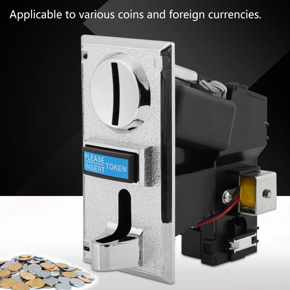 Máquina Expendedora de Mecanismo Ranura Selector de Monedas Múltiples Contadores