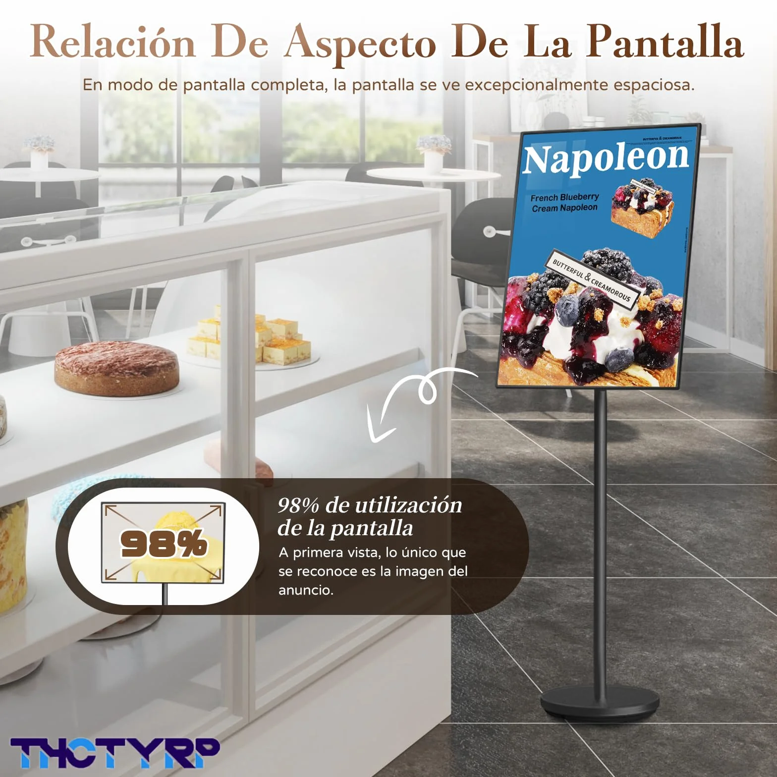 A2 Soporte de presentación, letrero vertical, tablón de anuncios, pizarra de anuncios, ángulo ajustable, de aleación de aluminio, letrero de anuncios A2 estable (Negro)