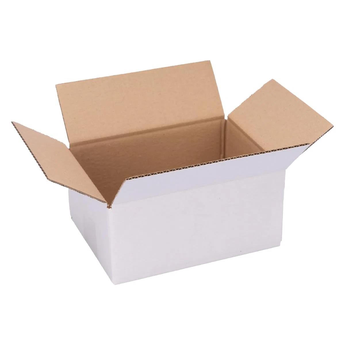 verpacking cajas de cartón 200 x 150 x 90 mm KK 10 blancas [tamaño y cantidad a elegir] canal simple cajas pequeñas 25 unidades
