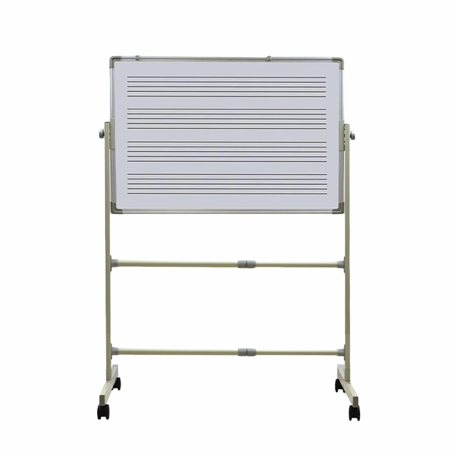 Pizarra Blanca de Doble Cara 60x90 cm Altura Ajustable para Enseñanza y Escuela