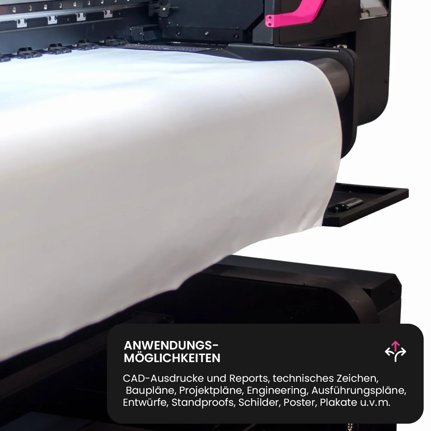 Netuno 4 rollos de papel blanco para plotter 610 mm x 50 m 80 g núcleo 50 mm papel mate universal para impresoras fotocopiadoras CAD planos de construcción dibujos técnicos carteles pósteres mapa