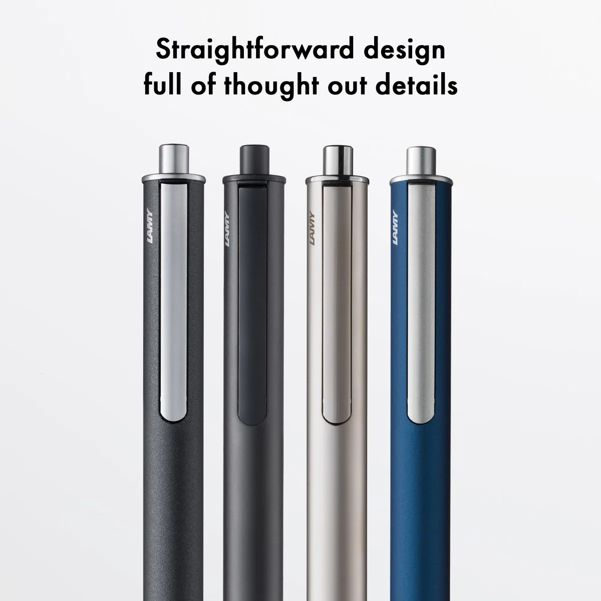 Lamy swift imperialblue roller - sencillo con sensación de escritura fluida - cuerpo robusto de acero inoxidable y ancho de trazo B - con recambio roller M 66 en azul