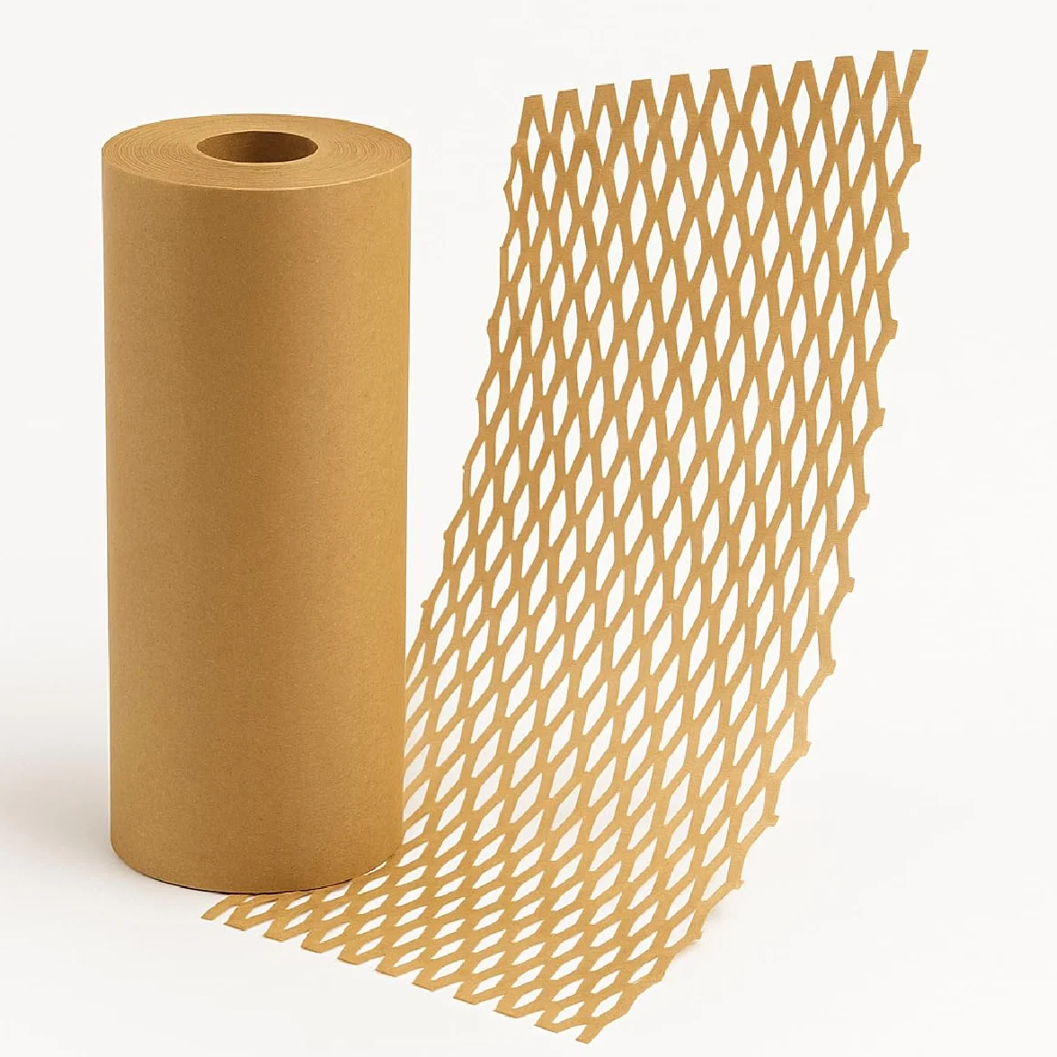 MasquePack - Papel Embalaje Nido de Abeja 50 cm x 250 m – Papel Kraft para Embalar Ecológico para envíos, mudanzas y ecommerce