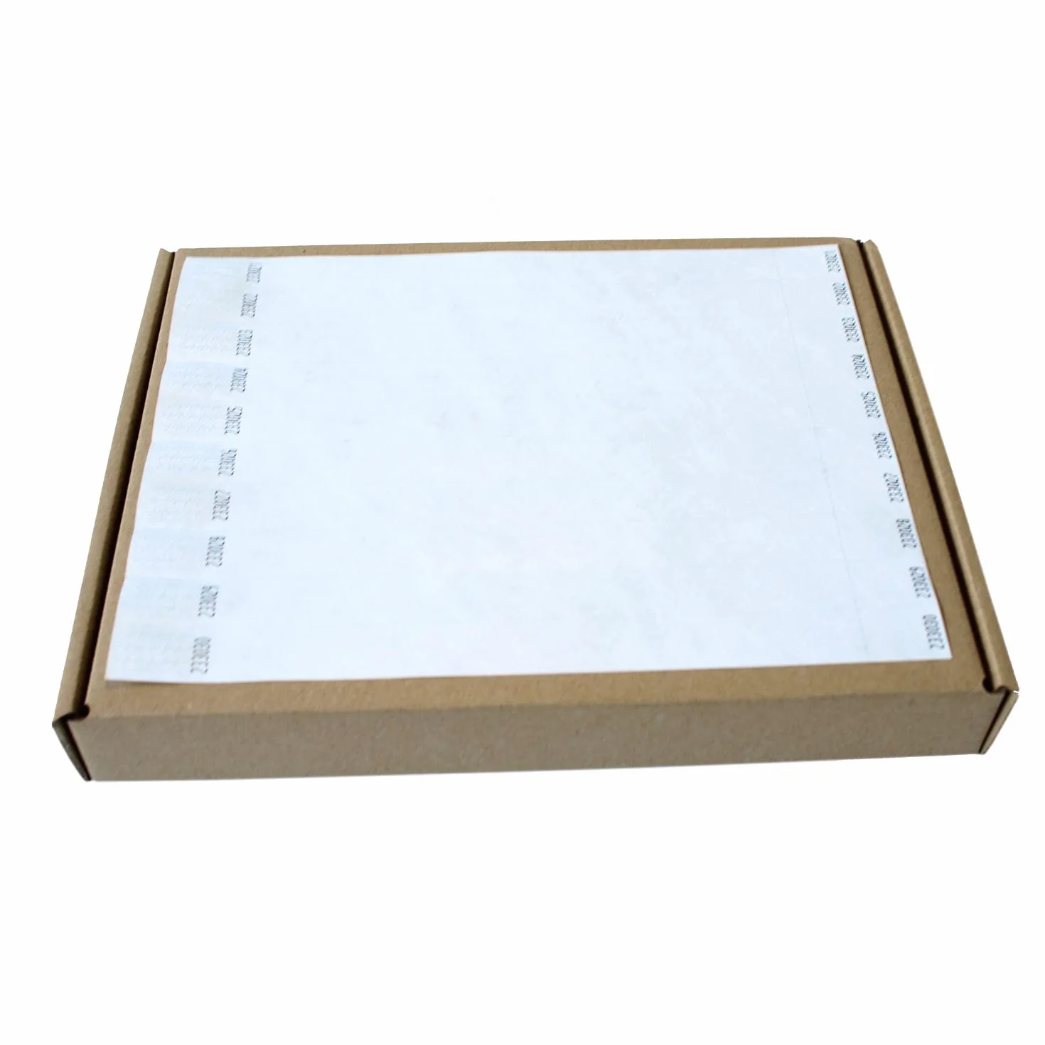 MP - Tyvek Pulseras 1000 unidades para Eventos, Color Blanco