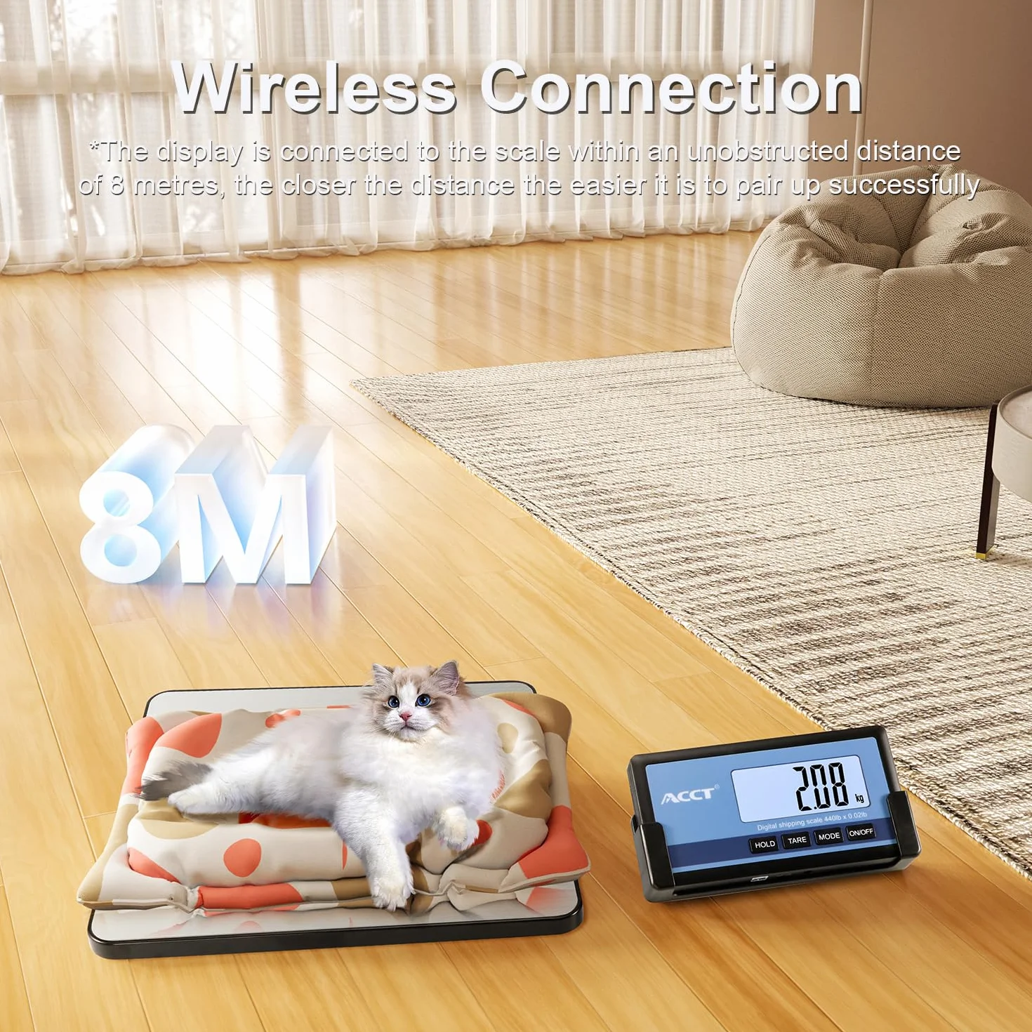Balanza Digital para Envíos 440lb 10g Alta Precisión Postal Scale