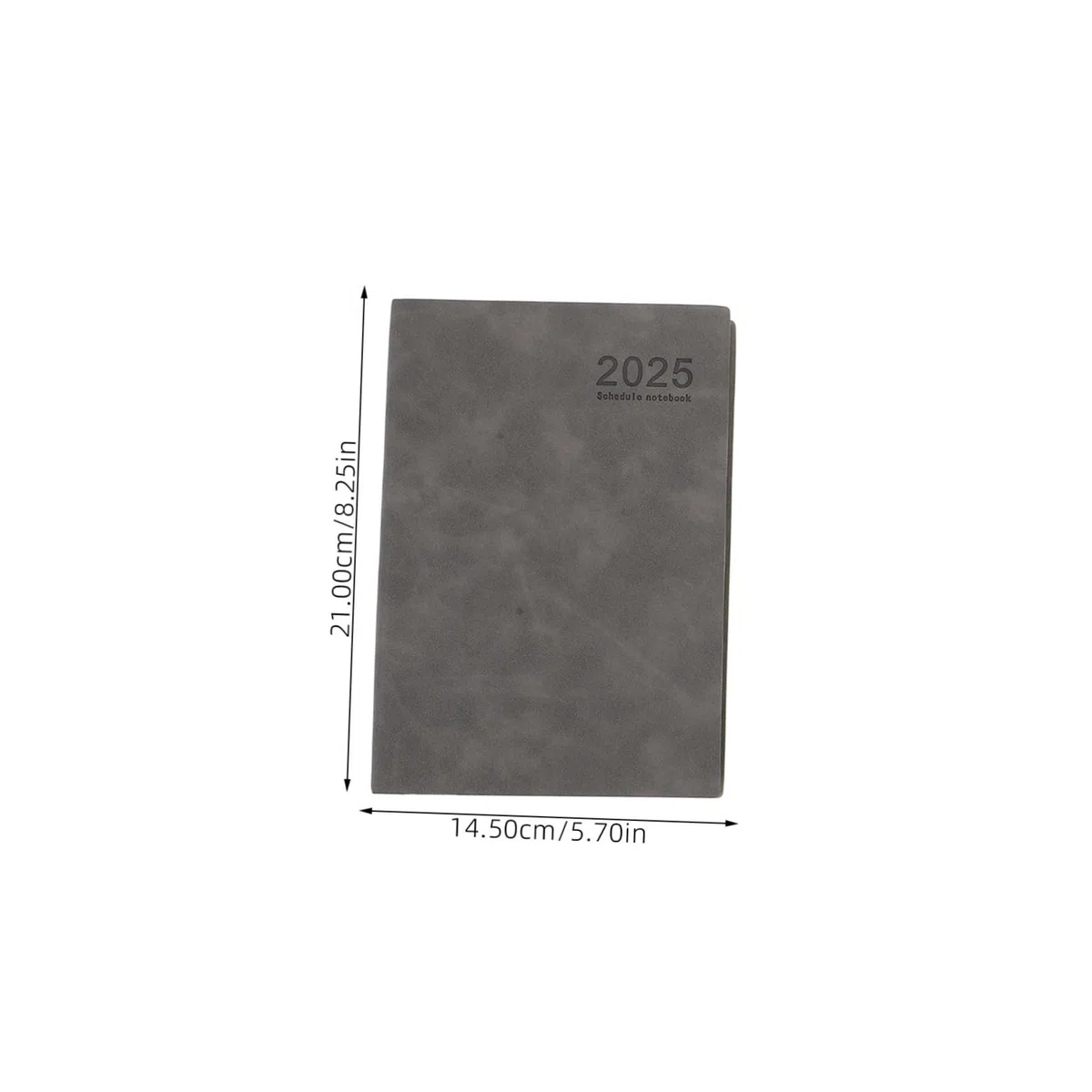 Agenda Diaria 3 Piezas Pu Papel para Gestión Estudio | Cuaderno Planificador 2025 con Calendario Anual, Agenda Fechada de Enero a Diciembre, Decoracion Colegio
